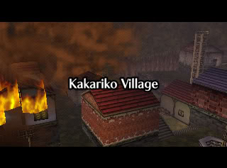 Kakariko Village... on fire!